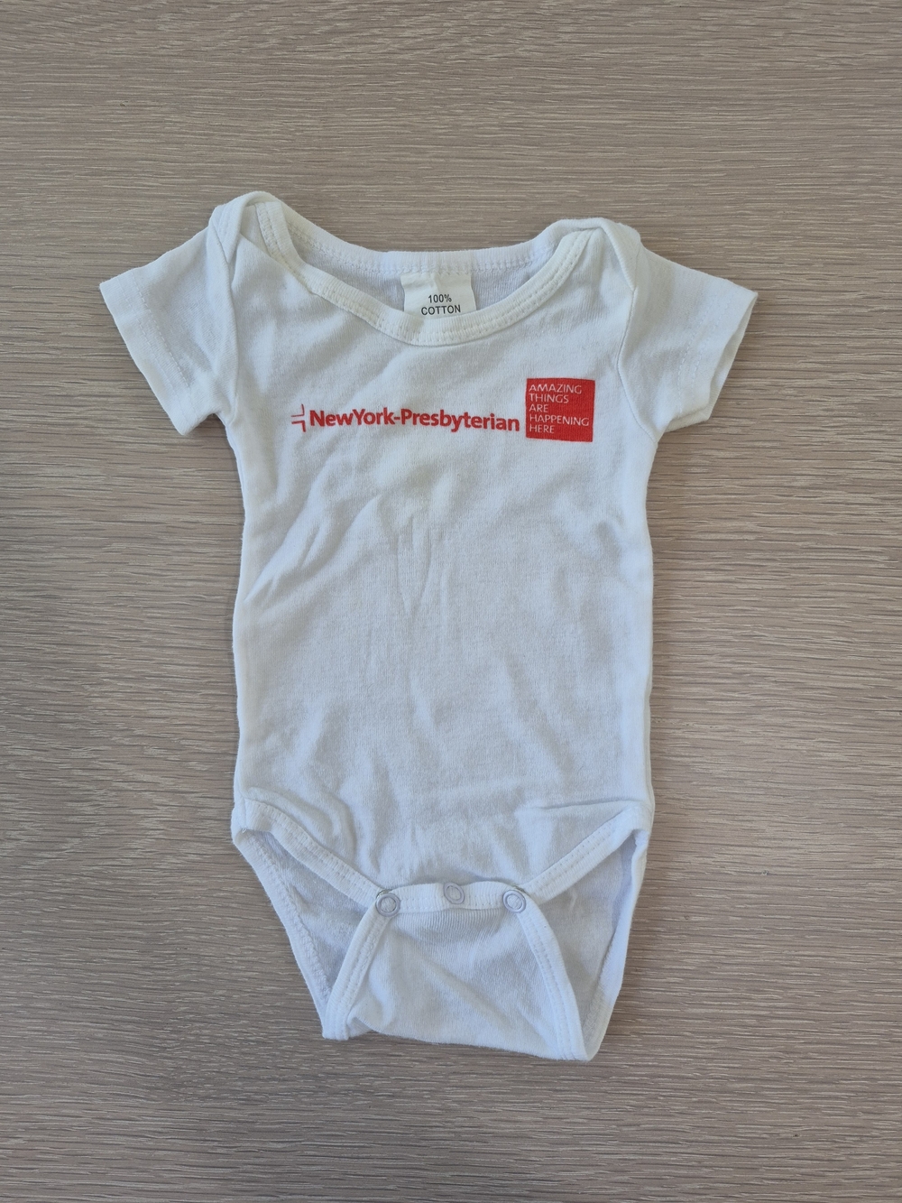 White Baby One-Piece Bodysuit